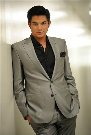 Adam Lambert in his suit
