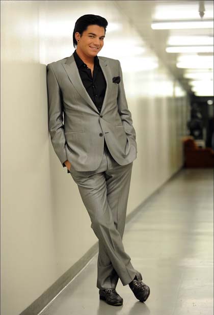 Adam Lambert suits the elegant looks