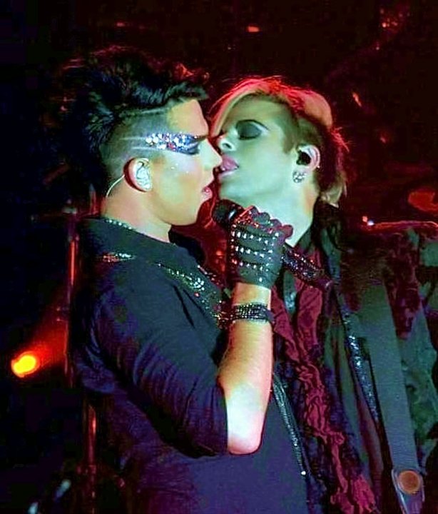 Adam Kissing Tommy